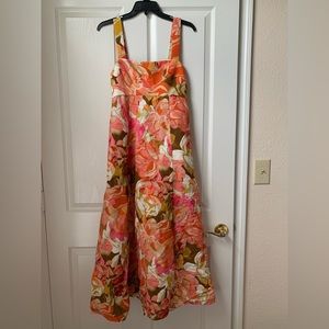 ACLER Floral print Size 8 Tie Back Dress